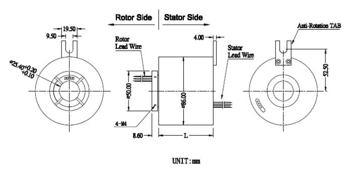 Slip Ring for Industry or Agriculture Auto-Wrapper with ISO/SGS/Ce/FCC/RoHS,